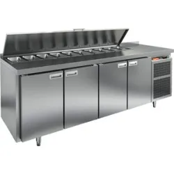 Стол для салатов Hicold Sl1-1111Gn (1/3) (+2/+10) 4двери, бок.агрегат – купить в RuOborudovanie.ru с доставкой до двери Купить стол для салатов hicold sl1-1111gn (1/3) (+2/+10) 4двери, бок.агрегат – цена от завода, доставка до двери | RuOborudovanie.ru