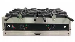 Вафельница Airhot WBFT-6 Тайяки-рыбка 6шт.150х90х30мм чугун, электр.настольн. – купить в RuOborudovanie.ru с доставкой до двери Купить вафельница airhot wbft-6 тайяки-рыбка 6шт.150х90х30мм чугун, электр.настольн. – цена от завода, доставка до двери | RuOborudovanie.ru