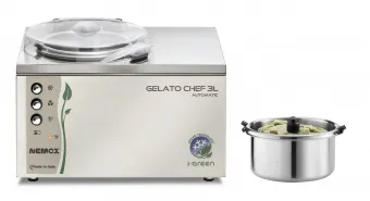 Фризер Nemox Gelato Chef 3L AUTOMATIC i-Green (003B420250) для твердого мороженого с 1 чашей 2л – купить по цене завода