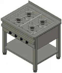 Плита газовая Heidebrenner 8044 /ВЫСТ – купить по цене завода
