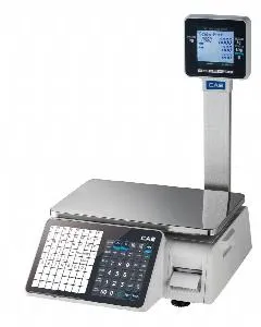 Весы торговые Cas CL3000J-06P (TCP-IP)с печатью этикеток (80мм) со стойкой – купить по цене завода